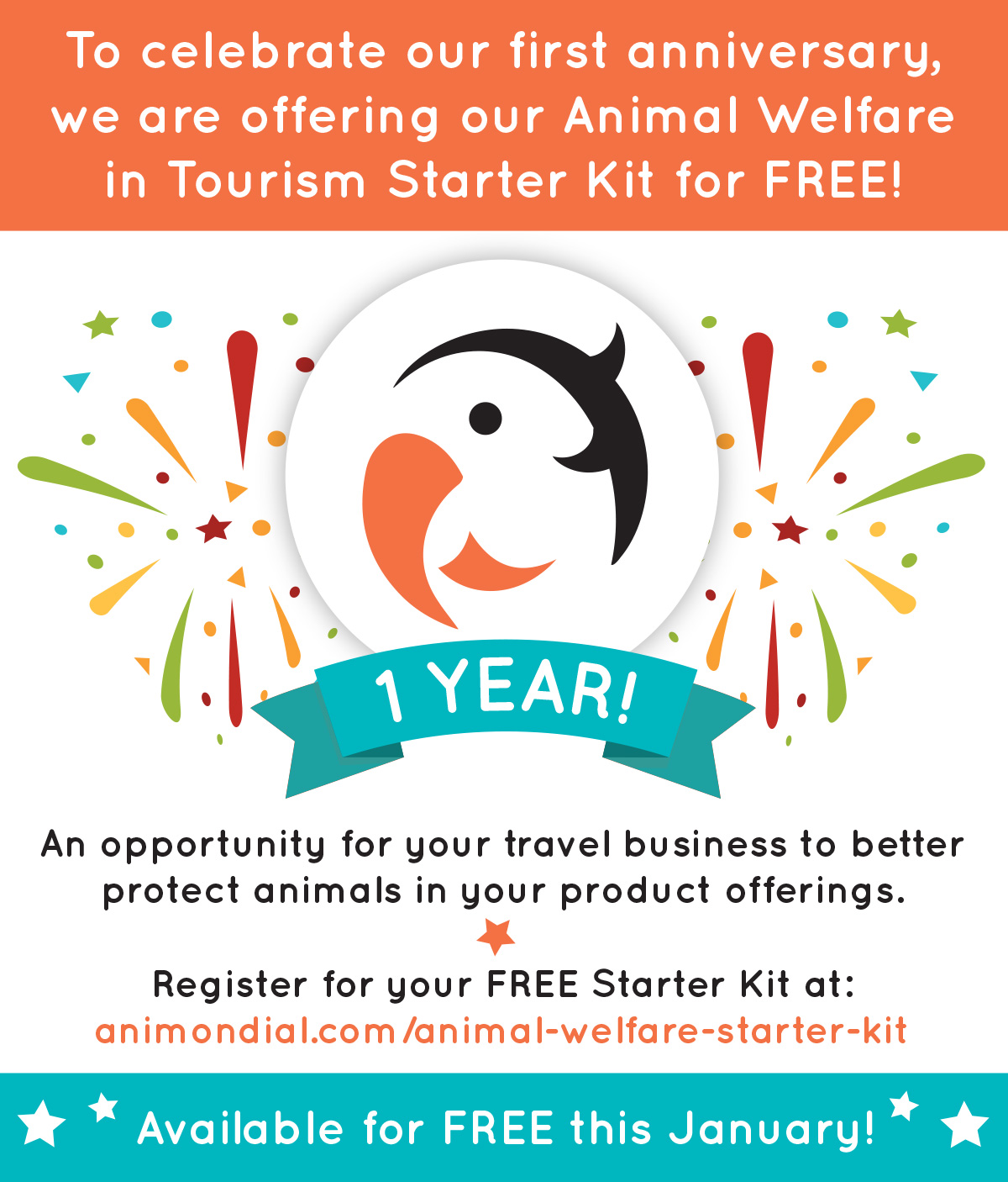 ANIMONDIAL Register for your FREE Animal Welfare in Tourism Starter